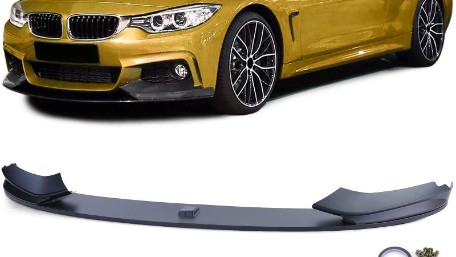 Prednji splitter M-Performance dizajn (mat crna) / BMW serije 4 F32 Coupe F33 Cabrio F36 Gran Coupe (2013-03.2019) (Kopiraj), 40714