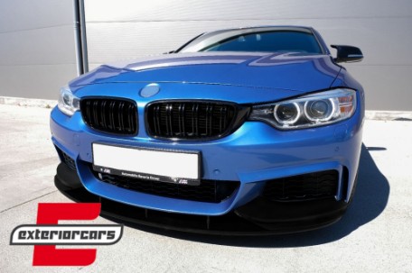 Prednji splitter M-Performance dizajn (mat crna) / BMW serije 4 F32 F33 F36 Coupe Cabrio Gran Coupe (2013-2019), FBSBMF32MP