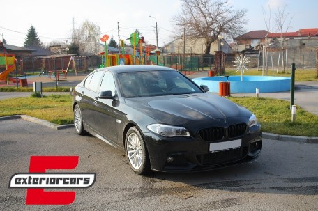 Prednji splitter M-Performance dizajn (mat crna) / BMW serije 5 F10 F11 limuzina karavan (2011-2017), 5111303-2JOM