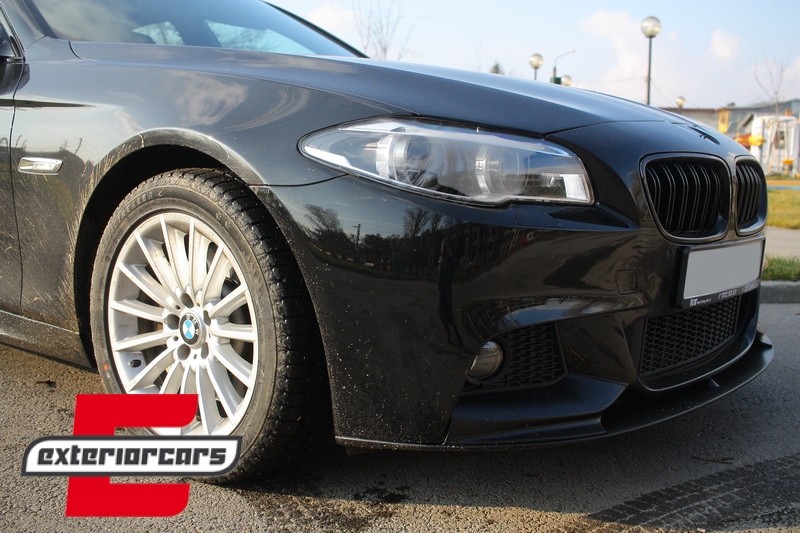 Prednji splitter M-Performance dizajn (mat crna) / BMW serije 5 F10 F11 limuzina karavan (2011-2017), 5111303-2JOM