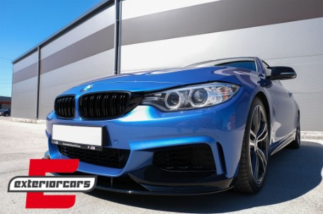 Prednji splitter M-Performance dizajn (piano crna) / BMW serije 4 F32 Coupe F33 Cabrio F36 Gran Coupe (2013-03.2019), FBSBMF32MPB