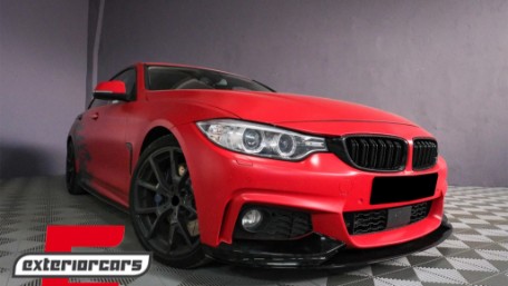 Prednji splitter M-Performance dizajn (piano crna) / BMW serije 4 F32 Coupe F33 Cabrio F36 Gran Coupe (2013-03.2019), FBSBMF32MPB
