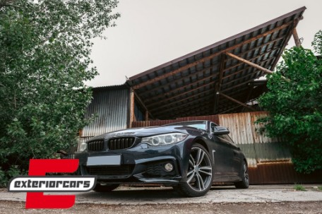 Prednji splitter M-Performance dizajn (piano crna) / BMW serije 4 F32 Coupe F33 Cabrio F36 Gran Coupe (2013-03.2019), FBSBMF32MPB