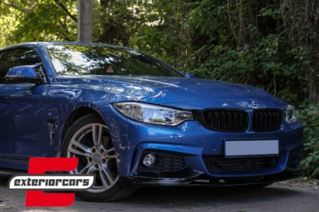 Prednji splitter M-Performance dizajn (piano crna) / BMW serije 4 F32 Coupe F33 Cabrio F36 Gran Coupe (2013-03.2019), FBSBMF32MPB