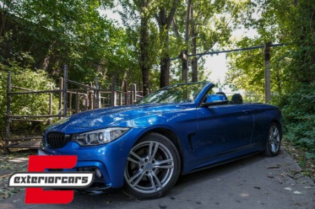 Prednji splitter M-Performance dizajn (piano crna) / BMW serije 4 F32 Coupe F33 Cabrio F36 Gran Coupe (2013-03.2019), FBSBMF32MPB