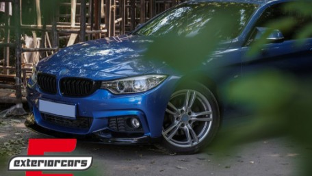 Prednji splitter M-Performance dizajn (piano crna) / BMW serije 4 F32 Coupe F33 Cabrio F36 Gran Coupe (2013-03.2019), FBSBMF32MPB