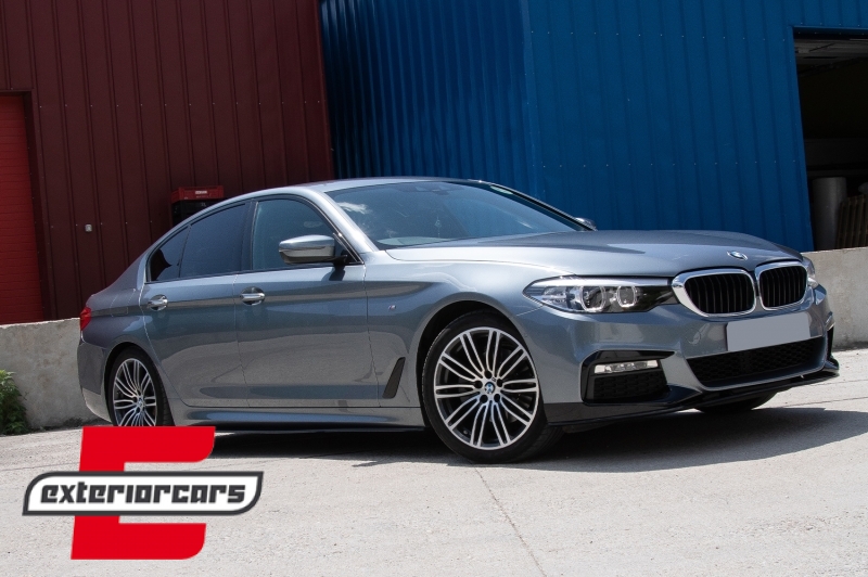 Prednji splitter M-Performance dizajn (piano crna) / BMW serije 5 G30 limuzina G31 karavan (2017-2019), 5111401-3JOM