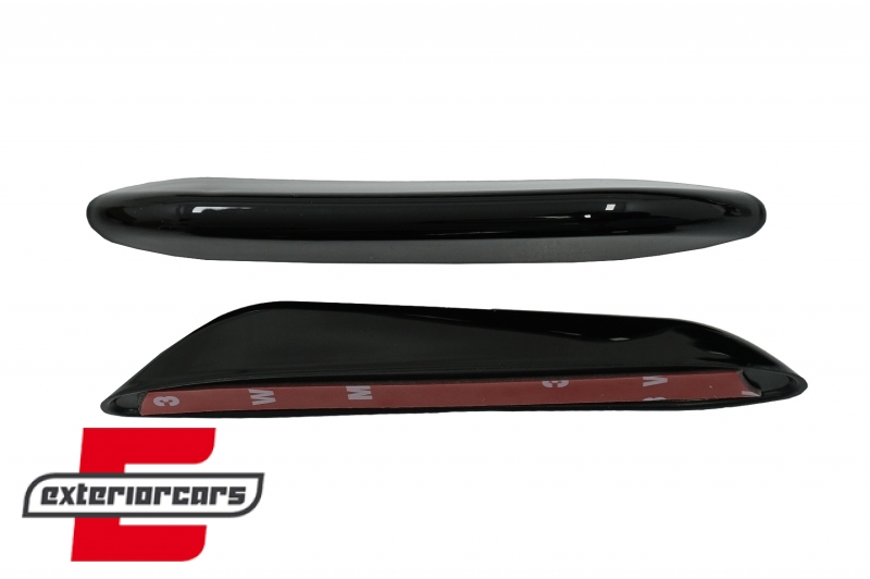 Prednji splitteri A45 AMG dizajn (piano crna) / MERCEDES A klasa W177 Hatchback V177 Limuzina (04.2018-12.2022), FBSPMBW177AMG