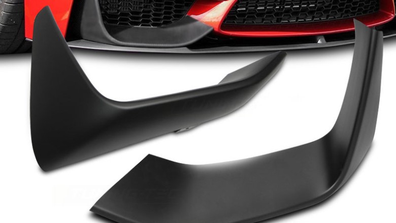 Prednji splitteri branika (mat crna) / BMW F80 M3 limuzina F82 M4 Coupe F83 M4 Cabrio (2014-2019), SPBM13