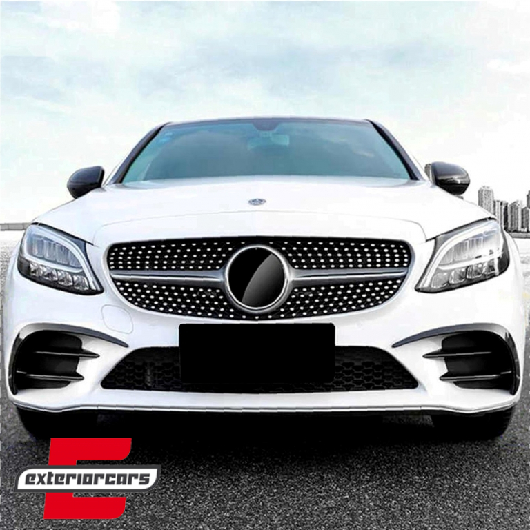 Prednji splitteri C43 AMG dizajn / Mercedes C-klasa W205 S205 C205 A205 Facelift (2019-), FBSPMBW205FAMG