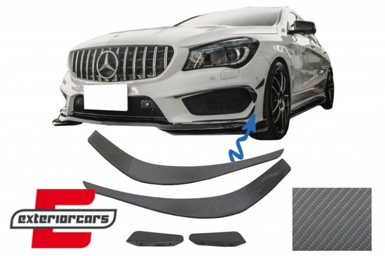 Prednji splitteri CLA45 AMG dizajn (carbon) / MERCEDES CLA W117 C117 X117 (2013-2016), FBSPMBW117AMGCF