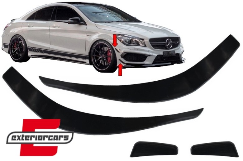 Prednji splitteri CLA45 AMG dizajn / Mercedes CLA W117 C117 X117 (2013-2016), FBSPMBW117AMG