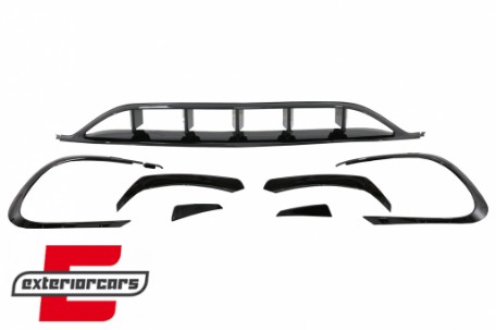 Prednji splitteri CLA45 AMG dizajn (piano crna) / Mercedes CLA W117 Facelift (2016-2018), FBSPMBW117FAMG