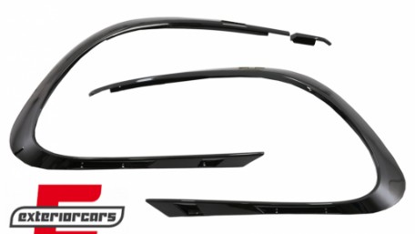 Prednji splitteri CLA45 AMG dizajn (piano crna) / Mercedes CLA W117 Facelift (2016-2018), FBSPMBW117FAMG