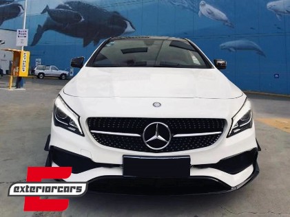 Prednji splitteri CLA45 AMG dizajn (piano crna) / Mercedes CLA W117 Facelift (2016-2018), FBSPMBW117FAMG