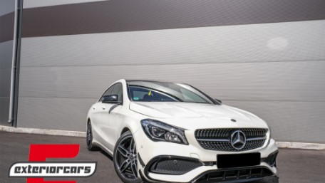 Prednji splitteri CLA45 AMG dizajn (piano crna) / Mercedes CLA W117 Facelift (2016-2018), FBSPMBW117FAMG