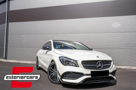 Prednji splitteri CLA45 AMG dizajn (piano crna) / Mercedes CLA W117 Facelift (2016-2018), FBSPMBW117FAMG