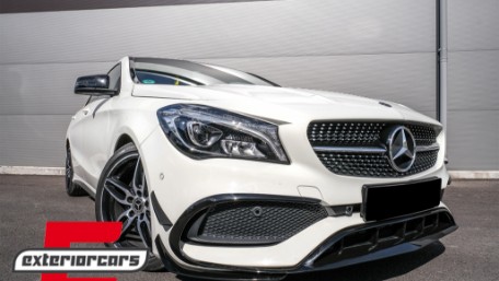 Prednji splitteri CLA45 AMG dizajn (piano crna) / Mercedes CLA W117 Facelift (2016-2018), FBSPMBW117FAMG