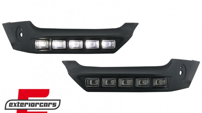 Prednji splitteri LED DRL B-dizajn / Mercedes G-klasa W463 (1989-2017), FBSMBW463BSK