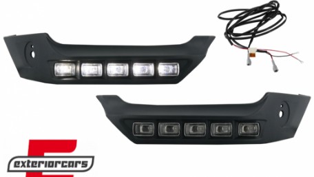 Prednji splitteri LED DRL B-dizajn / Mercedes G-klasa W463 (1989-2017), FBSMBW463BSK