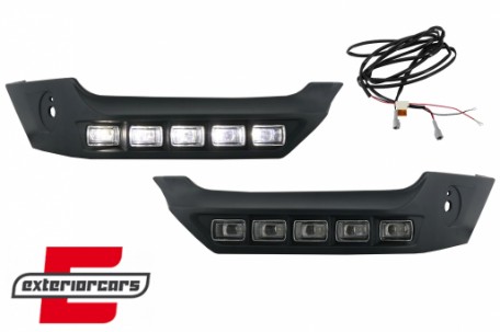 Prednji splitteri LED DRL B-dizajn / Mercedes G-klasa W463 (1989-2017), FBSMBW463BSK