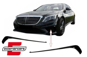 Prednji splitteri S63 AMG dizajn (crna) / Mercedes S-klasa W222 S63 dizajn (2013-06.2017), FBFLMBW222B