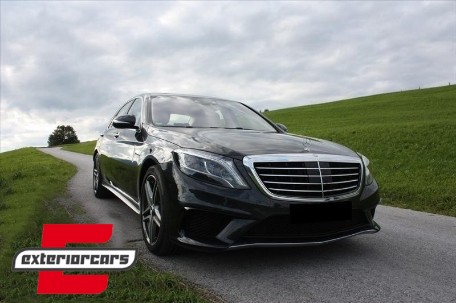 Prednji splitteri S63 AMG dizajn (crna) / Mercedes S-klasa W222 S63 dizajn (2013-06.2017), FBFLMBW222B