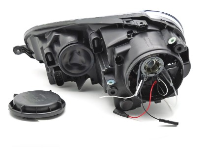 Prednji svjetla GTI R32 Xenon look (crna) / VW Golf 5 V Mk5 (2003-2009) Jetta (2005-2010), LPVWZ5
