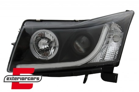 Prednji svjetla LED Angel Eyes DAYLINE dizajn (crna), LPCT08