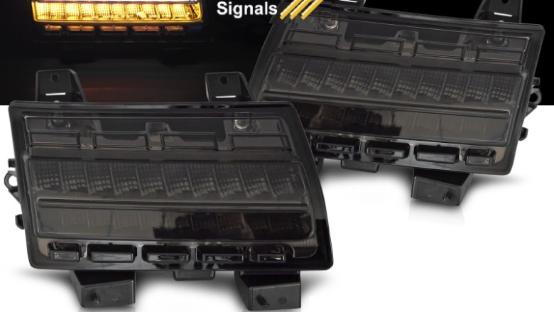 Prednji žmigavci DRL SEQ (smoke) / Jeep Wrangler IV JL/JLU (2018-2023), LPCH46