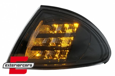 Prednji žmigavci LED (crna) / BMW serije 3 E46 (05.1998-08.2001) limuzina karavan, KPBM50