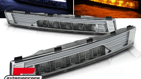Prednji žmigavci LED sa pozicijskim svjetlom (chrome) / VW Passat B6 (2005-2010) limuzina karavan, KPVW25