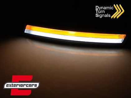 Prednji žmigavci LED SEQ sa dnevnim svjetlima DRL (smoke) / VW New Beetle (2006-2010), KPVW33