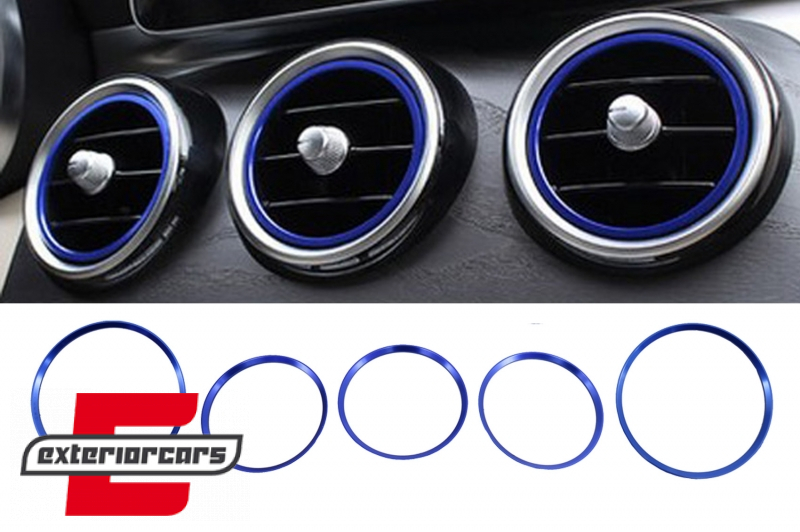 Ringovi ventilacije (plava) / Mercedes A-klasa W176 B-klasa W246 CLA-klasa C117 GLA-klasa X156, GCP-C03051-L