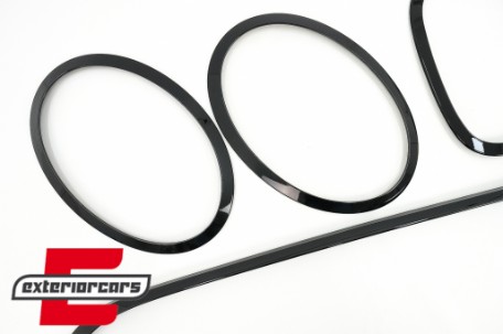 Set ukrasa prednji farovi/maska/stražnja svjetla Surround poklopci (piano crna) / MINI III F55 F56 Hatchback F57 Cabrio (2014-), 40594