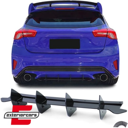Splitter difuzora zraka (crna) / Ford Focus 4 ST Hatchback (2019-), 41429