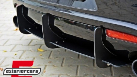 Splitter difuzora zraka (crna) / VW Scirocco Mk3 III R (2009-2017), 41428