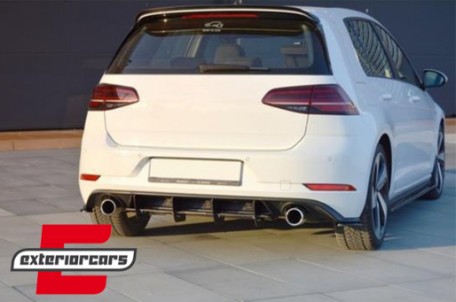 Splitter difuzora zraka GTI dizajn (crna) / VW Golf 7.5 Facelift GTI (2017-2020), 41430