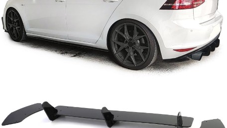 Splitter difuzora zraka (piano crna) / VW Golf 7 VII GTI GTD (2013-2017), 41431