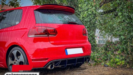 Splitter difuzora zraka (piano crna) / VW Golf VI 6 GTI (2008-2013), 41075