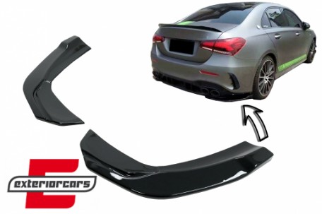Splitteri zadnjeg branika AMG dizajn (piano crna) / Mercedes A-klasa V177 A35 A45 AMG limuzina (2018-12.2022), GCP-SW-MB-071