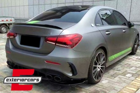Splitteri zadnjeg branika AMG dizajn (piano crna) / Mercedes A-klasa V177 A35 A45 AMG limuzina (2018-12.2022), GCP-SW-MB-071