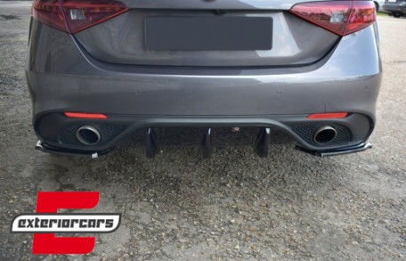Splitteri zadnjeg branika (crna) / Alfa Romeo Giulia 952 (2016-2021), RBSPALFG952