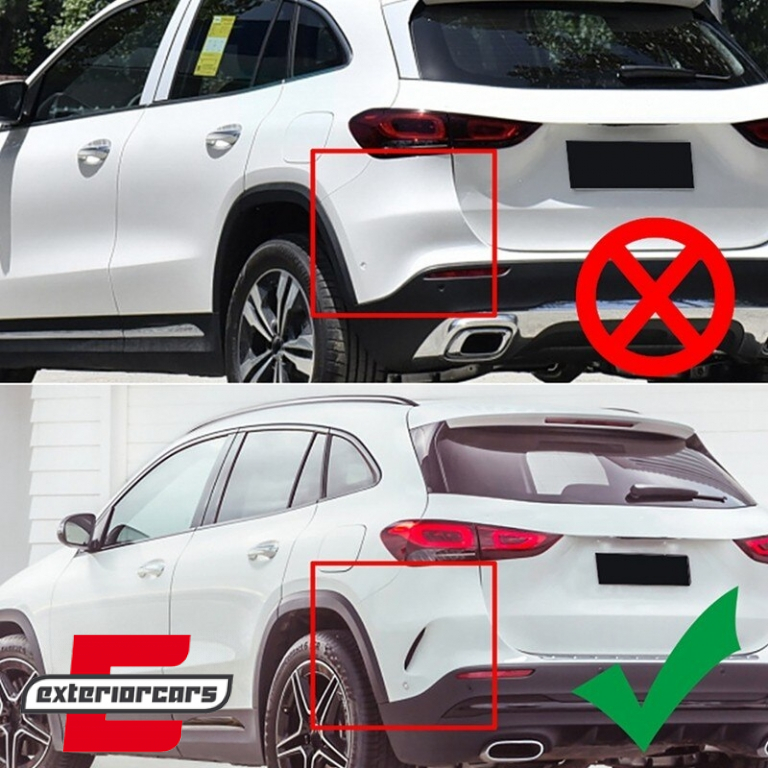 Splitteri zadnjeg branika Sport line (piano crna) / Mercedes GLA SUV H247 (2020-), RFOBH247