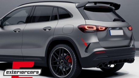 Splitteri zadnjeg branika Sport line (piano crna) / Mercedes GLA SUV H247 (2020-), RFOBH247