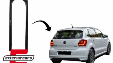 Spojler stražnjeg stakla GTI dizajn (piano crna) / VW Polo 6R MK5 (2009-2018), TRFVWPO6R