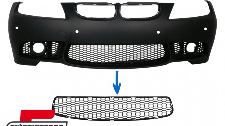 Središnja donja mrežica M3 dizajn / BMW serije 3 E90 E91 (2004-2008) E92 E93 (2006-2009), FBGBME90M3