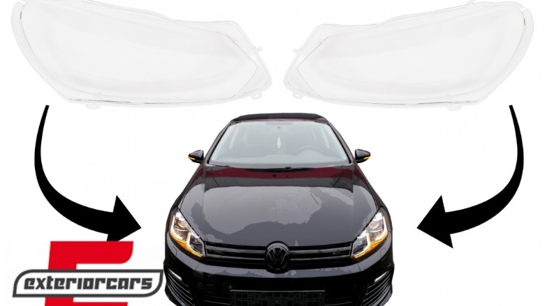 Stakla prednjih farova / VW Golf 6 VI Mk6 (2008-2014), HGVWG6