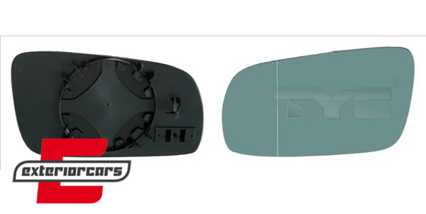 Staklo retrovizora (lijeva strana) / Seat Arosa Leon Toledo Cordoba Ibiza + VW Bora Golf 4 Lupo Passat Polo (1996-2006), 337-0296-1