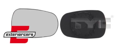 Staklo retrovizora (lijeva=desna strana) / Dacia Logan + Renault Clio Megane Scenic Modus + Nissan Micra (1990-), 328-0111-1